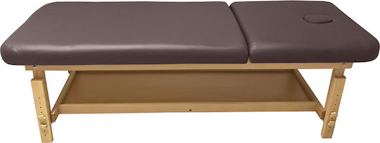 Medicin Bett Massage und Physiotherapie Braun aus Holz 190x72cm.