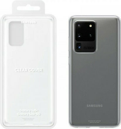 Samsung Back Cover Silicone 0.8mm Transparent (Galaxy S20 Ultra)