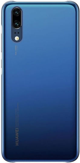 Huawei Color Cover Umschlag Rückseite Kunststoff Blau (Huawei P20)