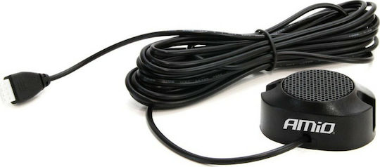 AMiO Car Parking System with Buzzer and 4 Sensors 22mm in White Color