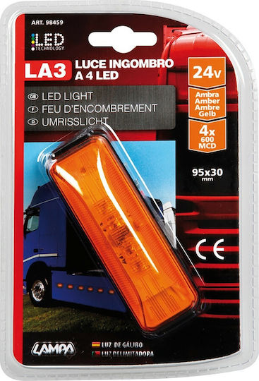 Lampa Lkw-Volumenlichter 1Stück 24V - Orange L9845.9