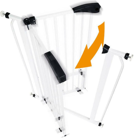 Ferplast Pet Gate Διαχωριστικό Σκύλου & Γάτας 79x105εκ. από Πλαστικό σε Λευκό Χρώμα 79 x 105 x 73εκ.