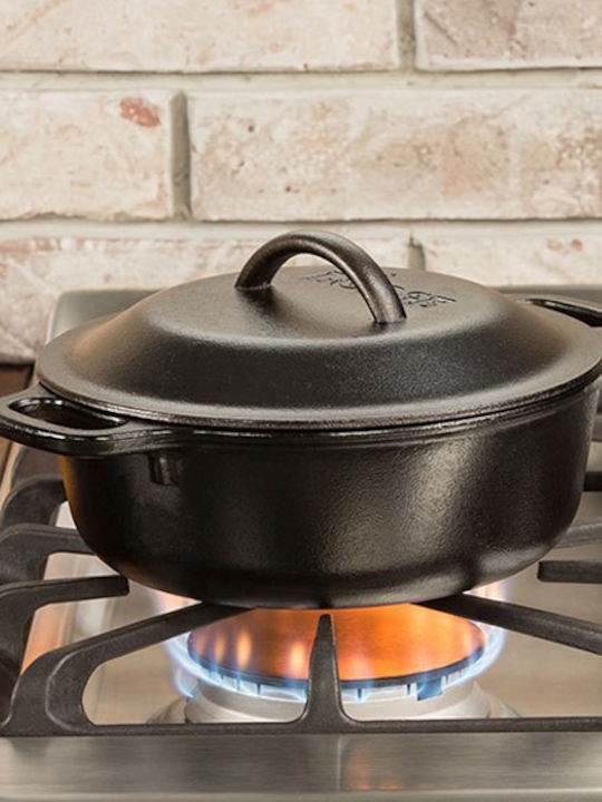 Lodge Deep Pot made of Cast Iron 1.89lt / 24.89cm