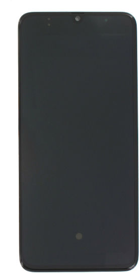 Samsung Οθόνη mit Touch-Mechanismus und Rahmen für Galaxy A70 (Schwarz)