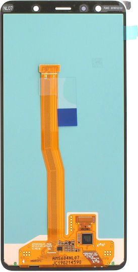 Samsung Екран със Сензорен Механизъм за Galaxy A7 2018 (Черен)