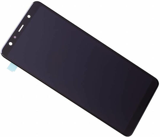 Samsung Екран със Сензорен Механизъм за Galaxy A7 2018 (Черен)