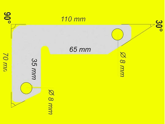 Yato Magnetic Aids Adhesive Magnetic Bases 32kg YT-08723 2pcs