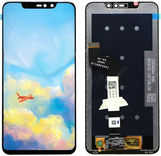 Οθόνη με Μηχανισμό Αφής για Redmi Note 6 Pro (Μαύρο)