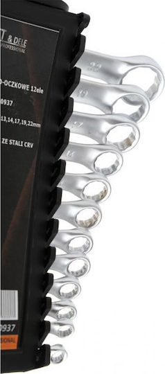 Kraft & Dele Σετ Γερμανοπολύγωνα με Mέγεθος από 14mm έως 22mm 12τμχ