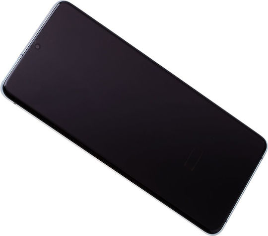 Samsung Οθόνη mit Touch-Mechanismus und Rahmen für Galaxy S20+ (Blau)
