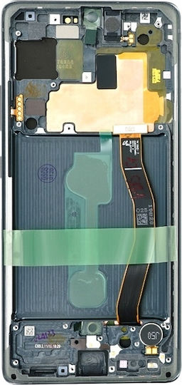 Samsung Screen with Touch Mechanism and Frame for Galaxy S10 Lite (Black)