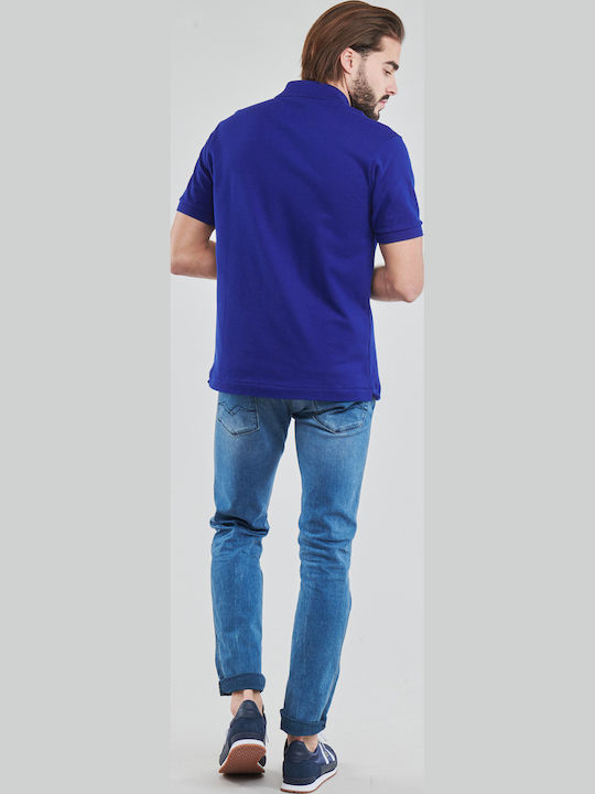 Polo Short Sleeve Blouse Blue
