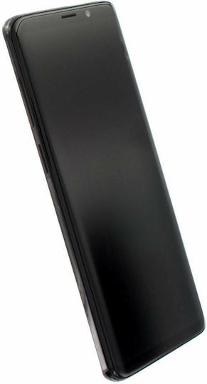 Samsung Οθόνη mit Touch-Mechanismus und Rahmen für Galaxy S9+ (Schwarz)