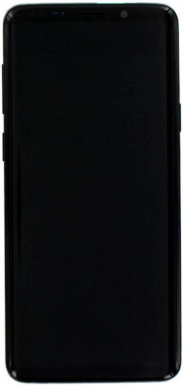 Samsung Οθόνη mit Touch-Mechanismus und Rahmen für Galaxy S9+ (Schwarz)