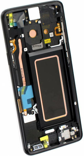 Samsung Screen with Touch Mechanism and Frame for Galaxy S9 (Black)