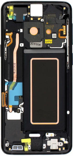 Samsung Screen with Touch Mechanism and Frame for Galaxy S9 (Black)