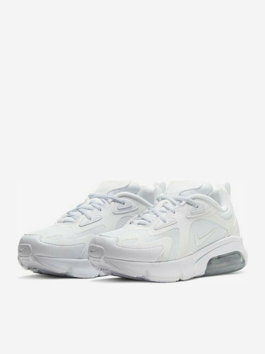 Air Max 200 Αθλητικά Παιδικά Παπούτσια Running με Κορδόνια Λευκά
