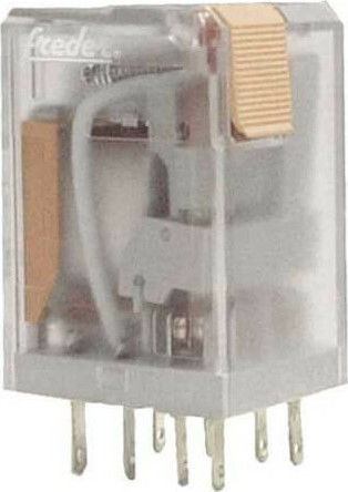 Adeleq Βιομηχανικό Ρελέ Λυχνίας 48V Ρελέ 8 Πόδια 48V AC 11-24818