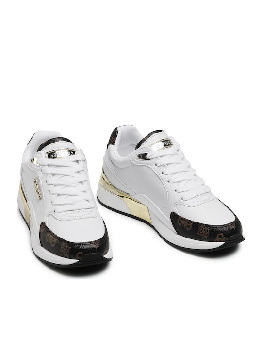 Moxea Sneakers Alb / Negru