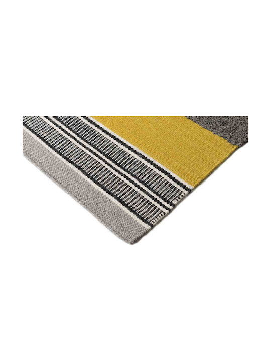 Tapicap Cannia Handmade Rug Rectangular Wool Grey-yellow