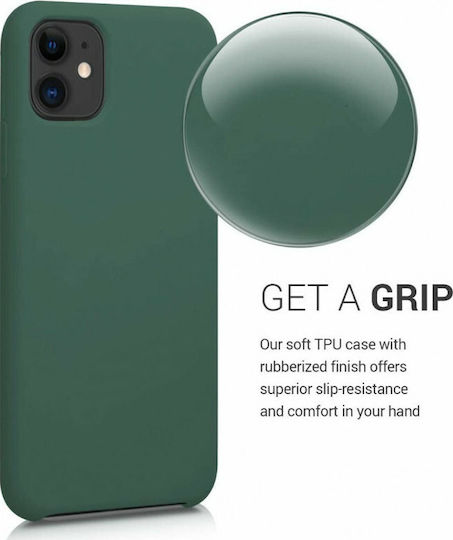 KWmobile Back Cover Silicone Green (iPhone 11)