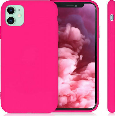 KWmobile Coperta din spate Silicon Roz (iPhone 11) 50791.77