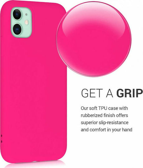 KWmobile Задна корица Силикон Розов (iPhone 11)