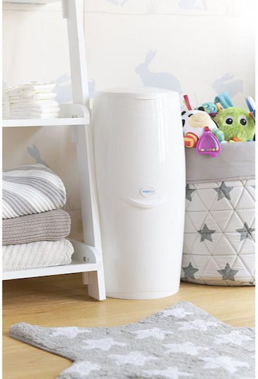 AngelCare Diaper Disposal Bin White