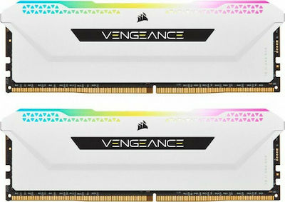 Corsair Vengeance RGB Pro SL 16GB DDR4 RAM με 2 Modules (2x8GB) και Ταχύτητα 3200 για Desktop