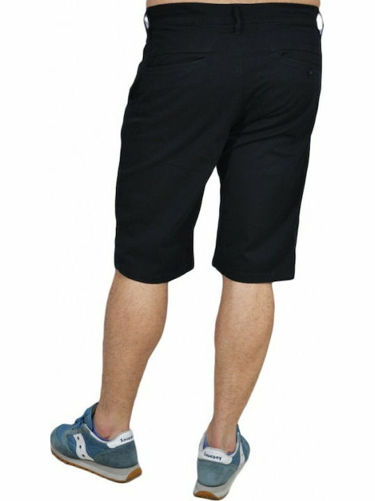 Paco & Co 12001 Men's Chino Monochrome Shorts Black