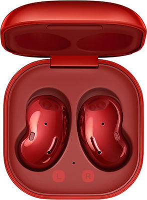 Samsung Galaxy Buds Live Bluetooth-Freisprecheinrichtung Kopfhörer mit Schweißresistenz und Ladeetui Mystic Red
