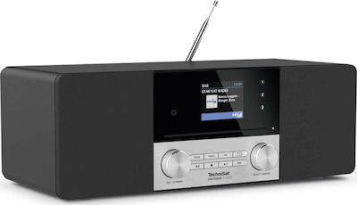 Technisat DigitRadio 3 Voice Tabletop Radio Electric DAB+ with Bluetooth and USB Black