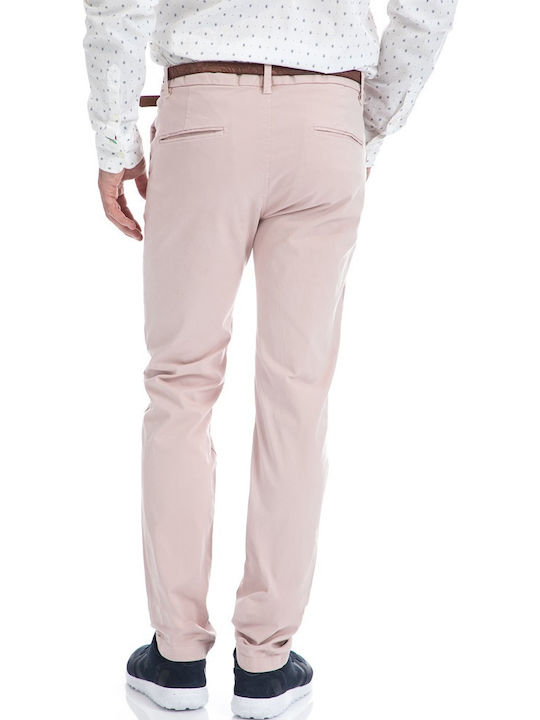 Scotch & Soda Men's Trousers Chino in Regular Fit Pink
