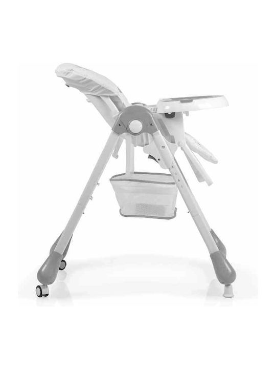 Cangaroo Avocado Foldable Baby Highchair With Adjustable Height Beige