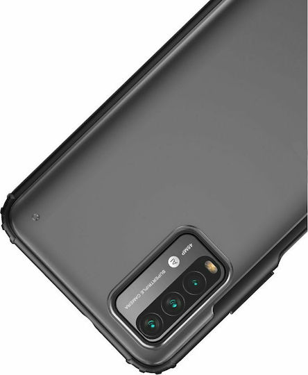 Tech-Protect Hybrid Shell Back Cover Σιλικόνης Μαύρο (Poco M3 / Redmi 9T)