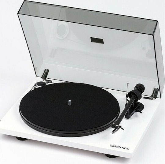 Pro-Ject Audio T1 EVO Phono + Ortofon OM10 & Phono Stage Грамофон с Задвижване с ремък и Вградено предусилване Матиран бял