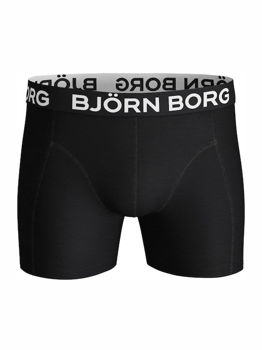 Rocket Sammy Men's Boxers Black with Patterns 2Pack
