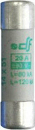Adeleq Siguranță Cilindric Porțelan 14x51mm 20A (88-1209) 1buc