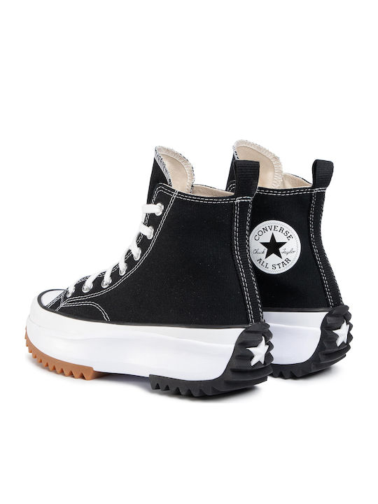 Run Star Hike Hi Флатформи Маратонки Черно