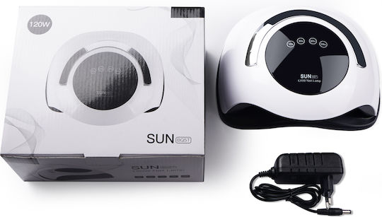 Sun Nail Polish Curing Lamp UV / LED 120W White