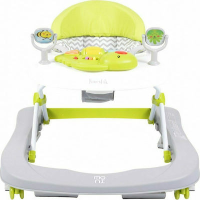 Cangaroo Ramble Baby Walker with Music for 6+ Months Green