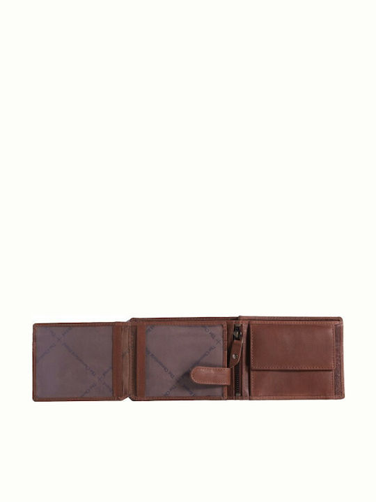 Marion Leather Men's Wallet Classic Tabac Brown
