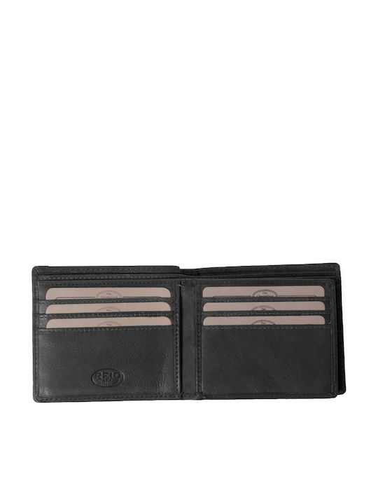 Leather Men's Wallet Classic Black