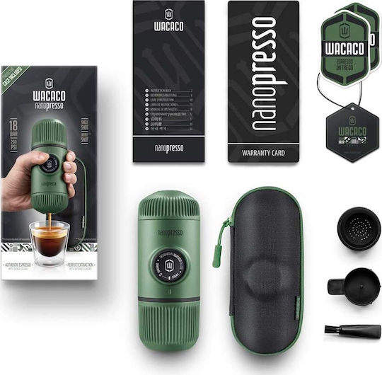 Wacaco Nanopresso Electric Espresso Machine 18bar with 8g Coffee Container
