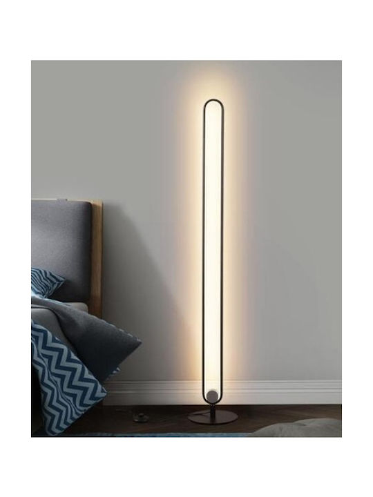 Atman Leggenda Boston Vintage LED Floor Lamp H135xW20cm. with Adjustable White Light 900lm Black