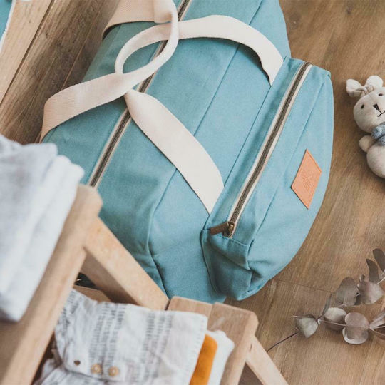 My Bag's Diaper Handbag Happy Family Aqua Marine 39x15x29cm