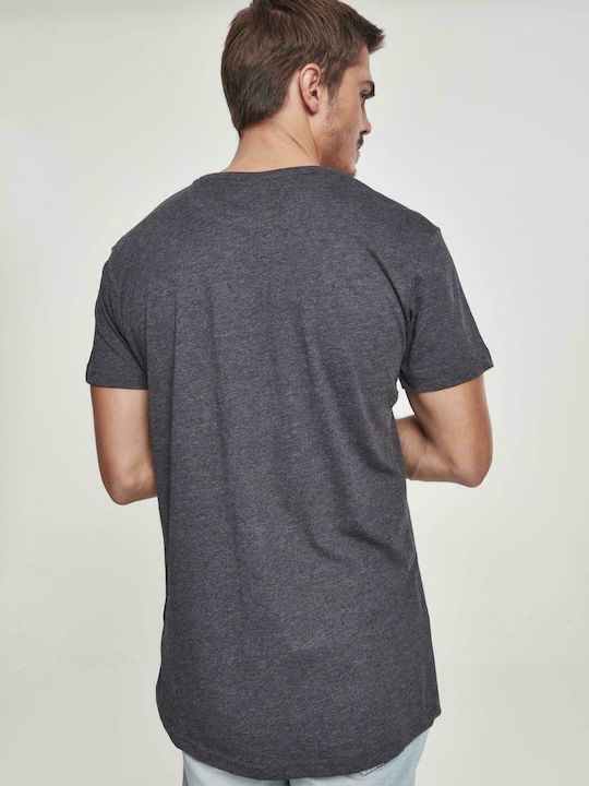 Urban Classics TB638 Men's Short Sleeve T-shirt Charcoal