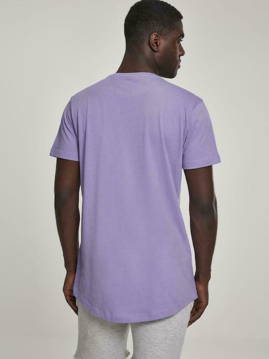 Urban Classics TB638 T-shirt Bărbătesc cu Mânecă Scurtă Lavender