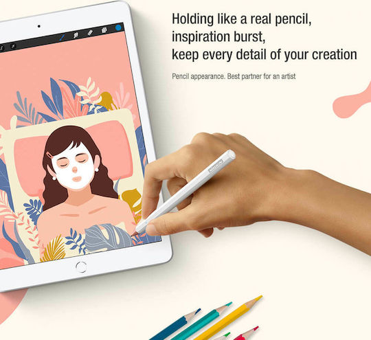 Nillkin Crayon K2 Digital Touch Pen mit Palm Rejection für iPad in Weiß Farbe 57983101343