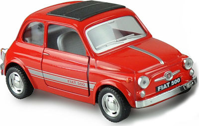 Amewi Retraction Die-Cast Fiat 500 Car 1:24 for 3++ Years (Various Designs) 1pc